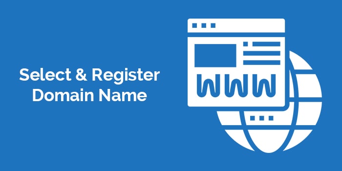Select & Register Domain Name
