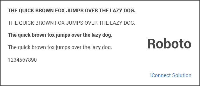 Roboto Google Fonts